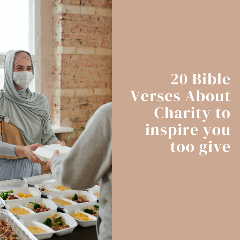 20 Bible Verses About Charity