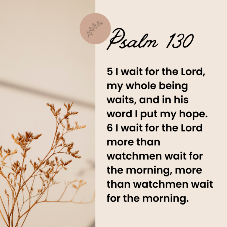 Wait on the Lord