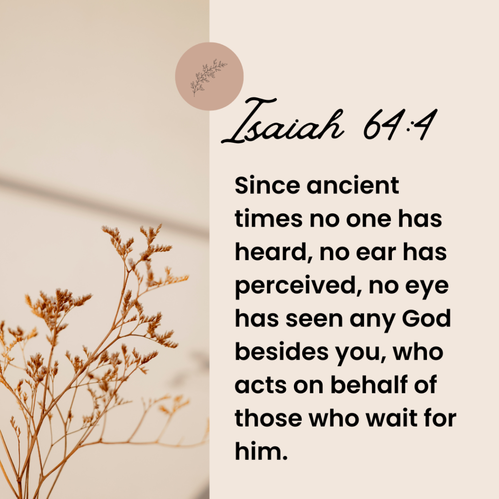 Wait on the Lord