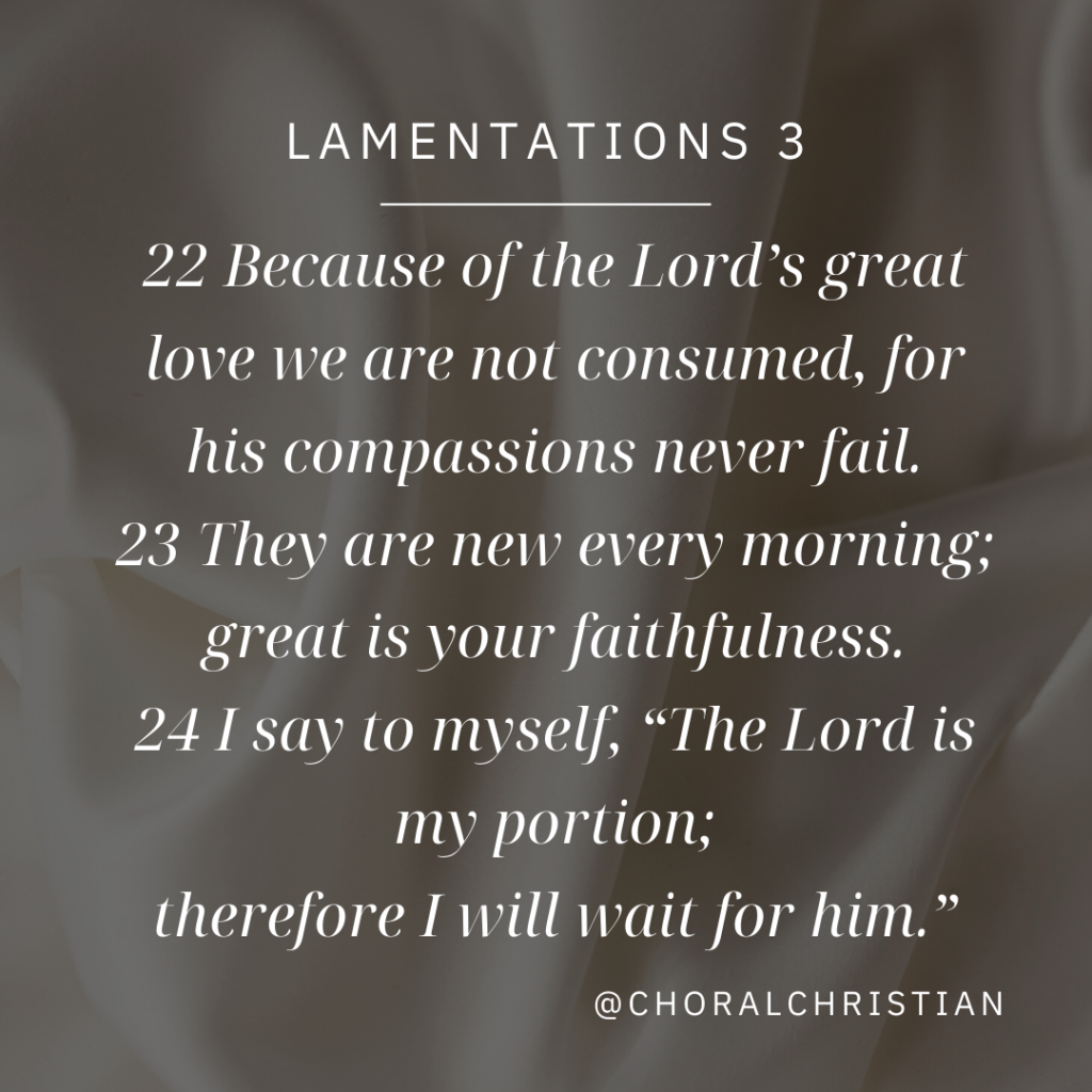 Great is thy faithfulness