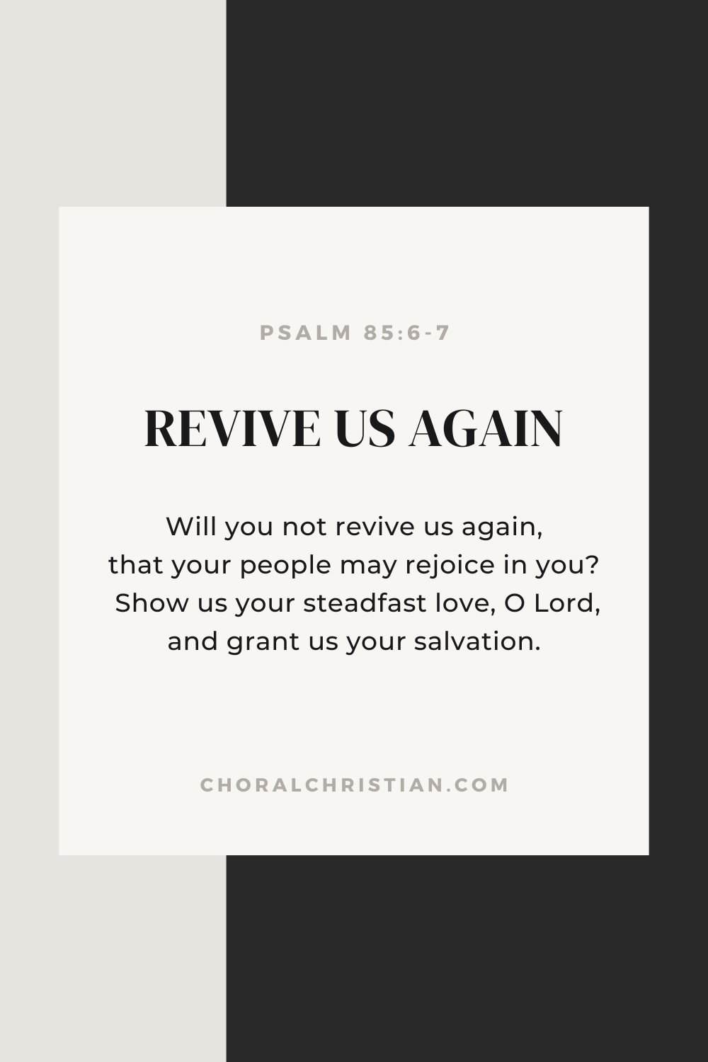 revival, revive