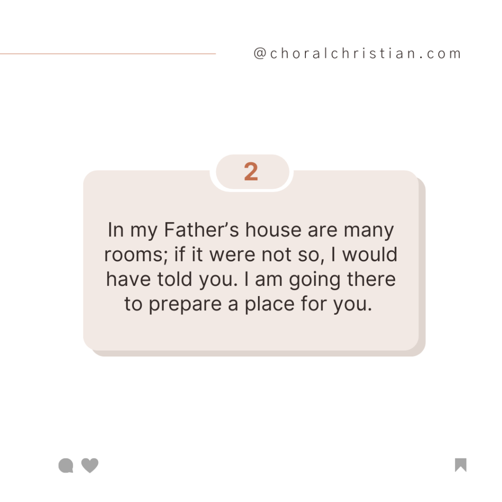 Let not your hearts be troubled