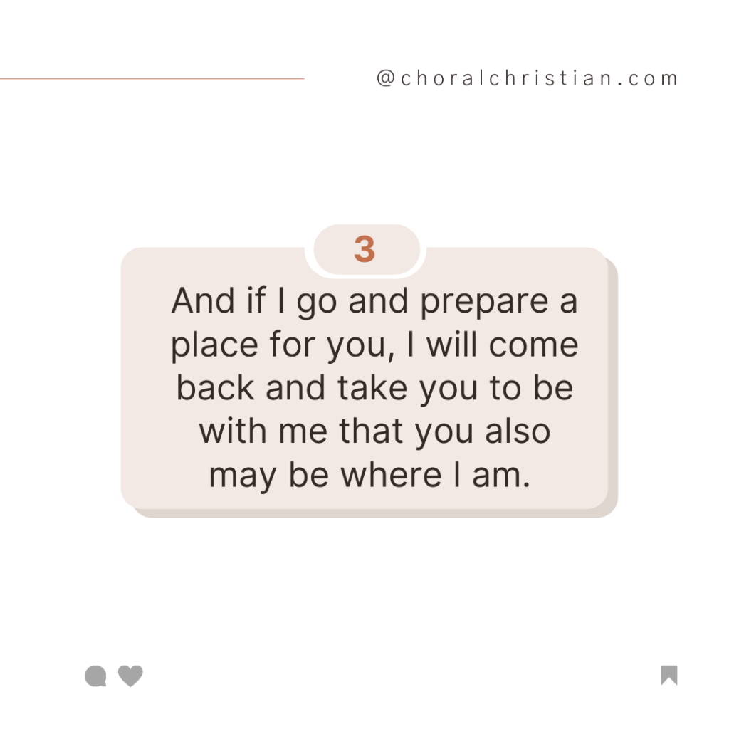 Let not your hearts be troubled